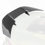 Vorsteiner LR-52 Limited Edition Carbon Rear Wing for 131 Lotus Emira in Glossy Finish Installed on Satin Green / Yellow Emira - Rear Wing Highlighted