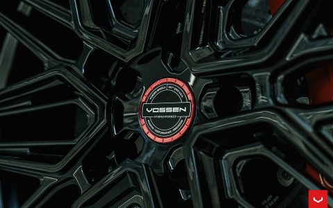Matte Black Lamborghini Urus - Vossen Hybrid Forged Series HF-7 Wheels Image 11