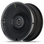 Brixton Forged Luxury LX17 Three-Piece Wheel in Black