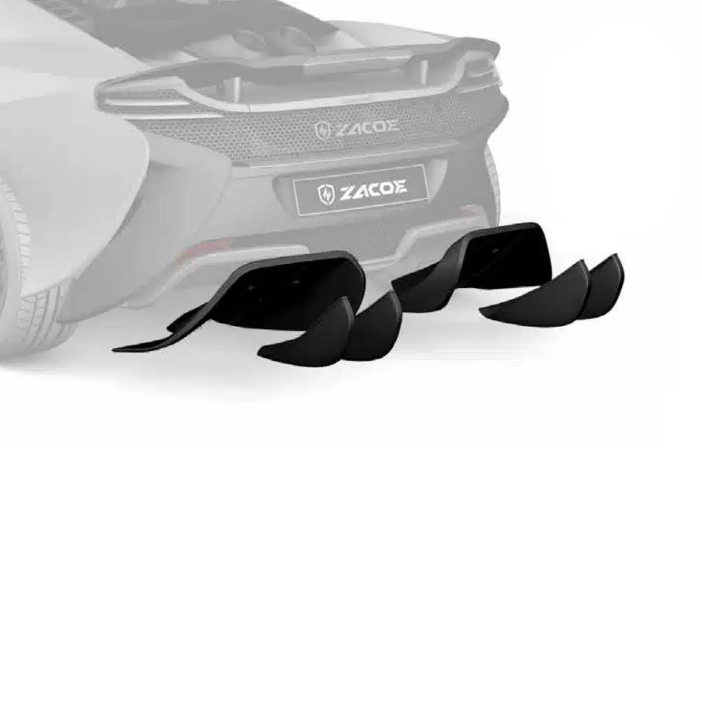 ZACOE 650S Rear Lower Diffusers w/ Blades Set
