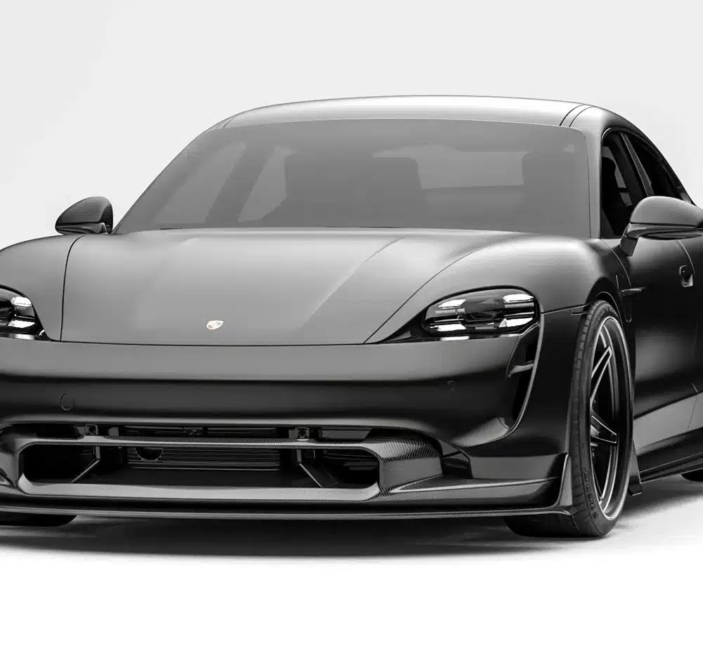ZACOE Carbon Fiber Front Lip Set for 9J1 Porsche Taycan