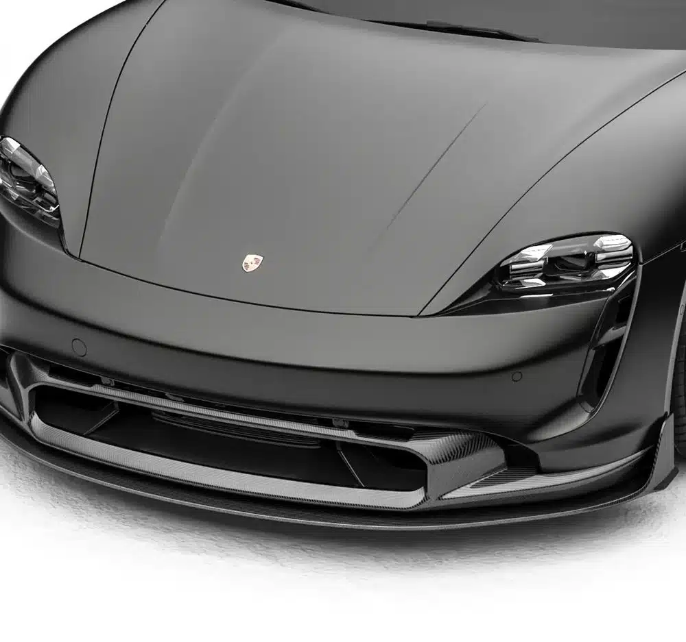 ZACOE Carbon Fiber Front Lip Set for 9J1 Porsche Taycan