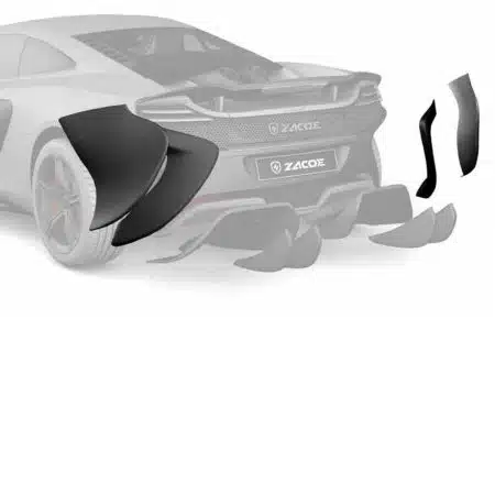 ZACOE Performance Carbon Rear Bumper Side Set for McLaren 12C / 650S