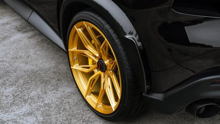Nero NOVITEC Ferrari Purosangue With Heritage Gold Wheels Image 8