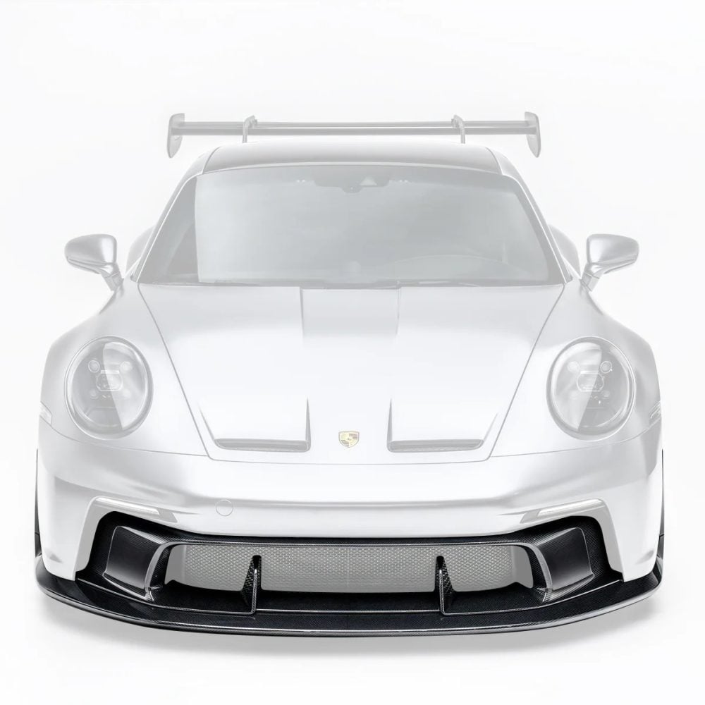 ADRO Carbon Front Splitter and Intake Panel for 992.1 Porsche 911 GT3 - Installed