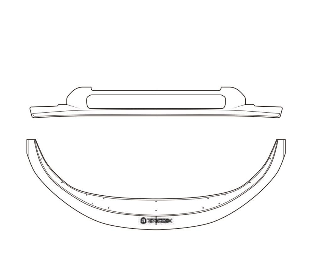 ZACOE Carbon Fiber Front Lip Set for 9J1 Porsche Taycan