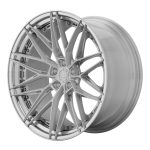 BC Forged HCK Series HCK675 Modular Wheel in Polished Clear / Lunar Silver with Exposed Hardware