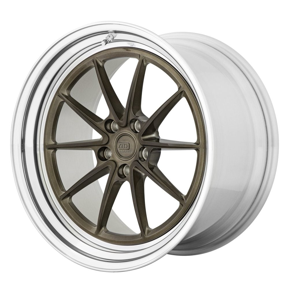 BC Forged MHE Series MHE31 Modular Wheel in Polished Clear / Matte Bronze