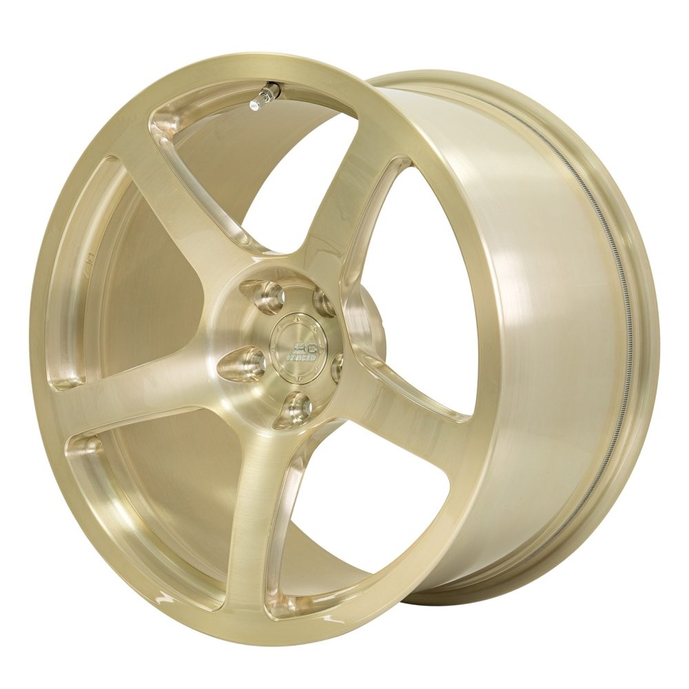 BC Forged RD Series RD05 Monoblock Wheel in Satin Royal Gold