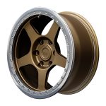 BC Forged RD Series RD05-BL Monoblock Wheel in Golden Bronze / Brushed Clear
