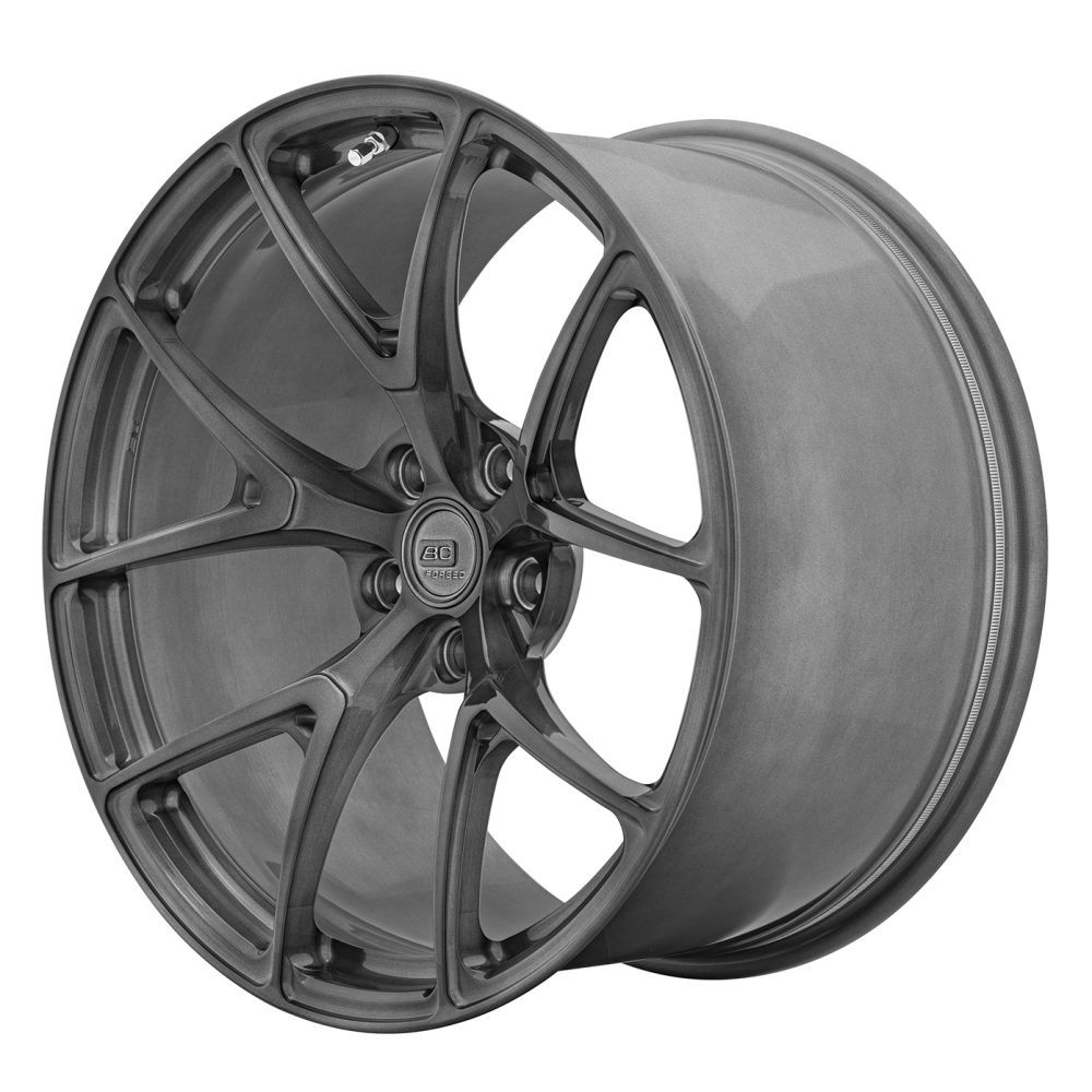 BC Forged RZ Series RZ25 Monoblock Wheel in Bright Graphite Grey