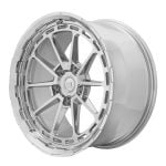 BC Forged TPX Series TPX51 Monoblock Wheel in Lunar Silver