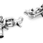 NOVITEC Race Exhaust System w/ Flap Regulation for F175 Ferrari Purosangue in Stainless Steel