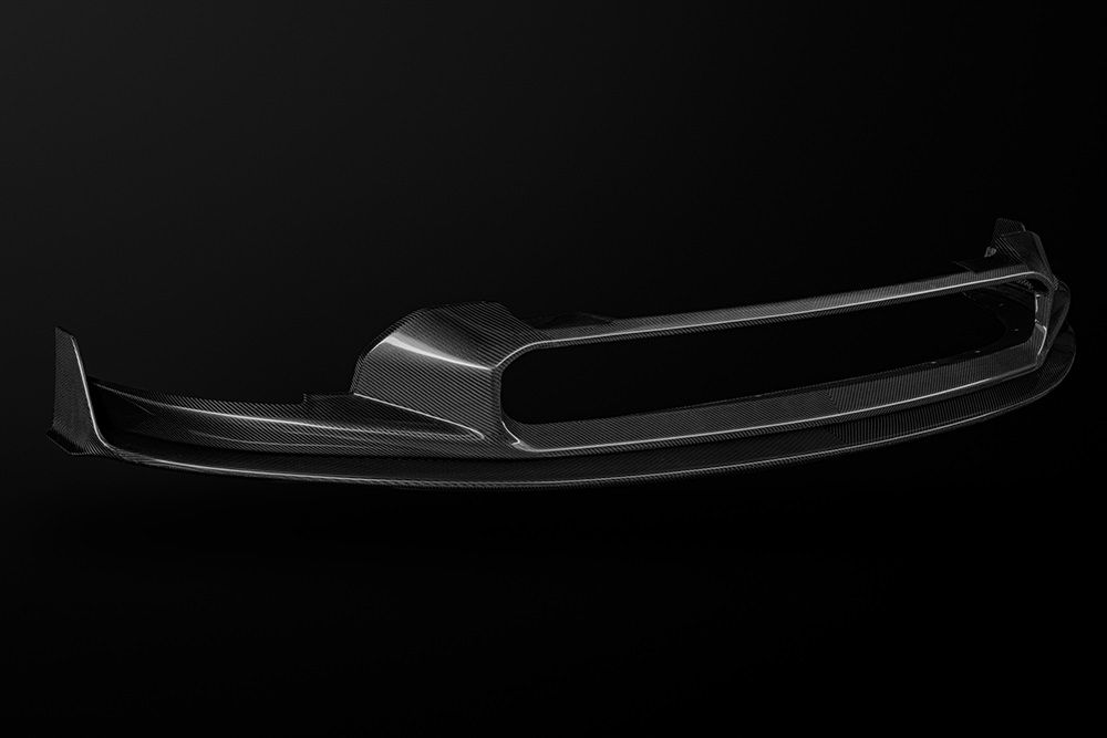 ZACOE Carbon Fiber Front Lip Set for 9J1 Porsche Taycan
