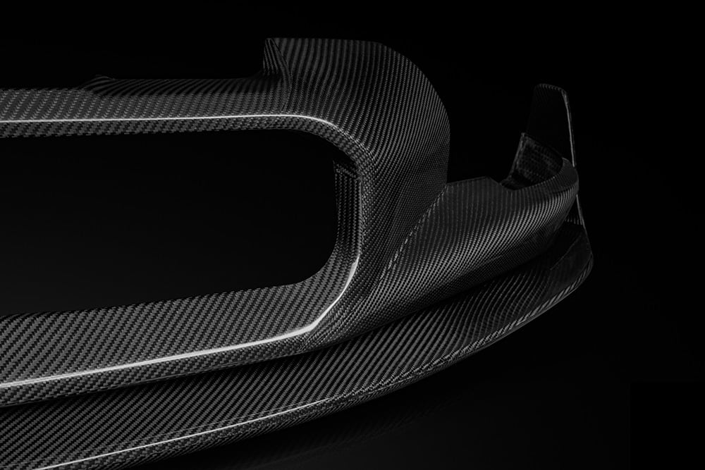 ZACOE Carbon Fiber Front Lip Set for 9J1 Porsche Taycan