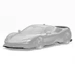 ZACOE SF90 Stradale Soft Kit Installed on Matte Black SF90, Pieces Highlighted - Front Side View of Car