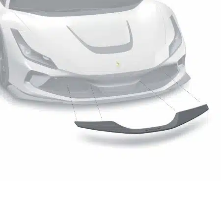 ZACOE Performance Carbon Fiber Upper Front Lip for F142MFL Ferrari F8 Tributo / Spider [FR-F8-FA-01]