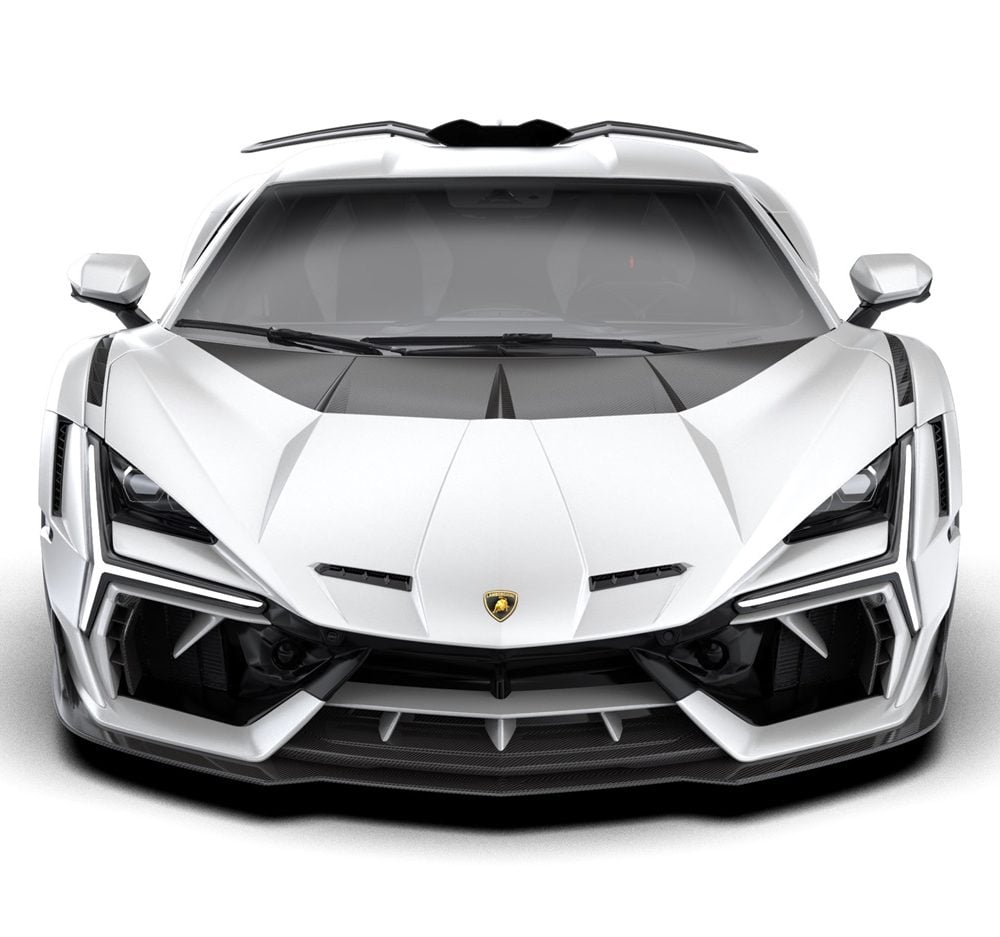 1016 Industries Front Lip for Lamborghini Revuelto - Installed Front View