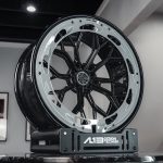 AL13 AERO R80-109RD Four-Piece Wheel - Front Low View