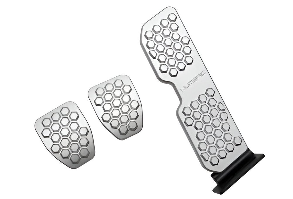 Numeric Racing Performance Pedal Set for Type F & G Porsche 911 / Carrera / Turbo Aluminium
