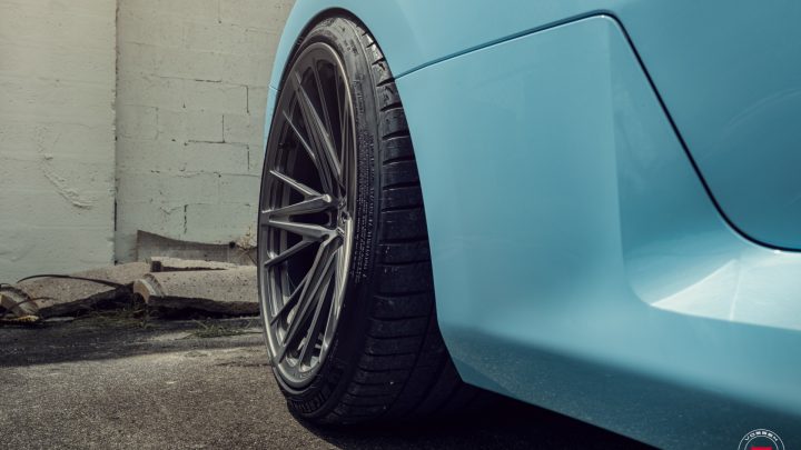 Zandvoort Blue BMW M2 - Vossen Forged M-X6 Wheels In Stealth Gray Image 6