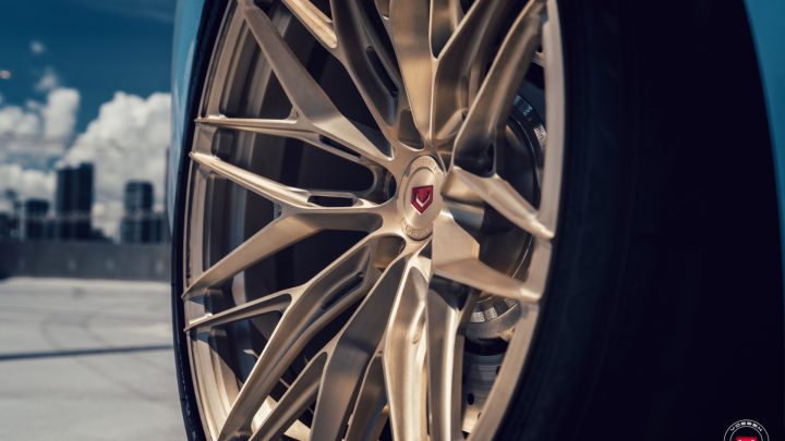 Zandvoort Blue BMW M2 - Vossen Forged S1-02 Wheels in Patina Gold Image 11