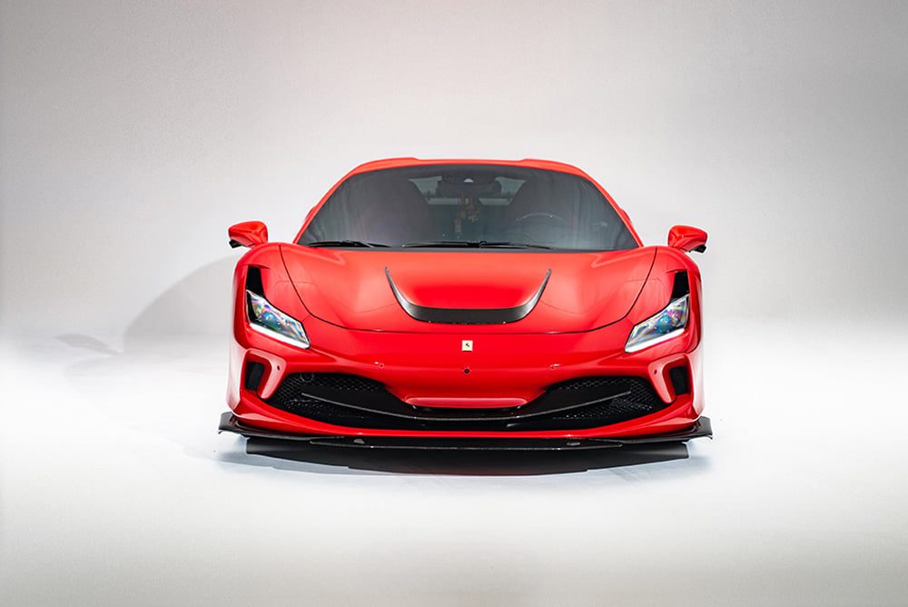 ZACOE Carbon Fiber Lower Front Lip Set for F142MFL Ferrari F8 Tributo