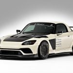 Varis Arising-II Semi Wide Body Kit for AP1 / AP2 Honda S2000 Installed on White S2000 - Front-Side View of Car