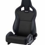 RECARO Dynamic Series Sportster CS Driver Seat in Vinyl Black / Suede Black [410.100.3216]