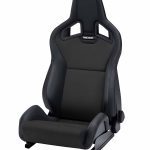 RECARO Dynamic Series Sportster CS Right-Side Seat in Black Leather with Silver Logo & Heat [410.210.3217]