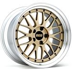 BBS Forged Line LM Wheel in Gold & Silver Diamond-Cut