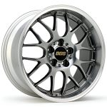 BBS Forged Line RS-GT Wheel (19x8.5 5-112 +32) in Diamond Black & Silver Diamond-Cut [RS958DBPK]