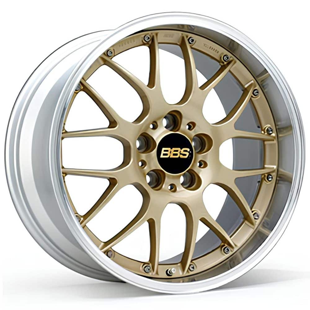 BBS Forged Line RS-GT Wheel (18x11 5-130 +45) in Gold & Silver Diamond-Cut [RS956G]