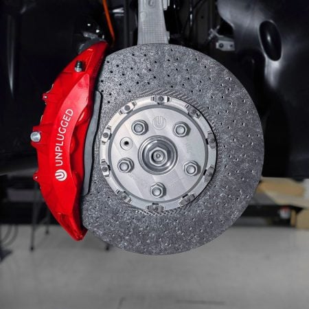 Unplugged Performance Superlight Carbon Ceramic Front Big Brake Kit for Tesla Model X [UP-MSMX-112]