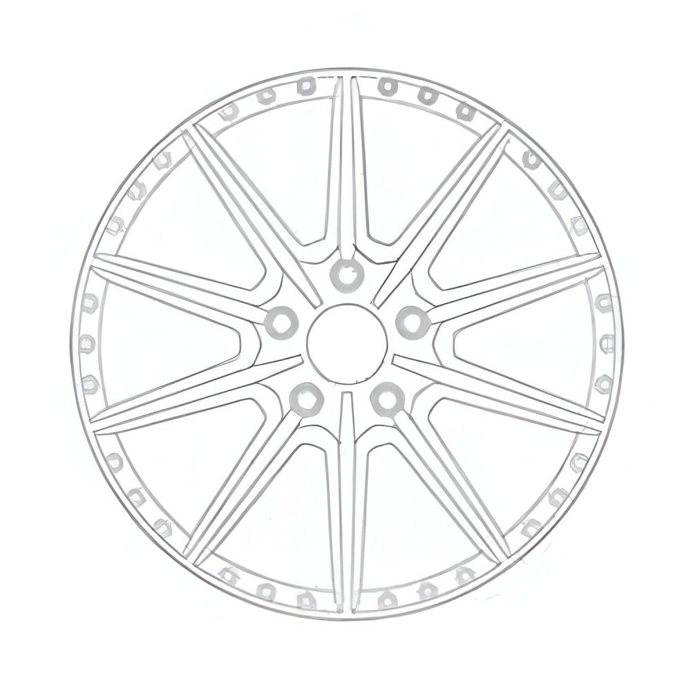 Avant Garde Custom Forged Series F222 Three-Piece Wheel