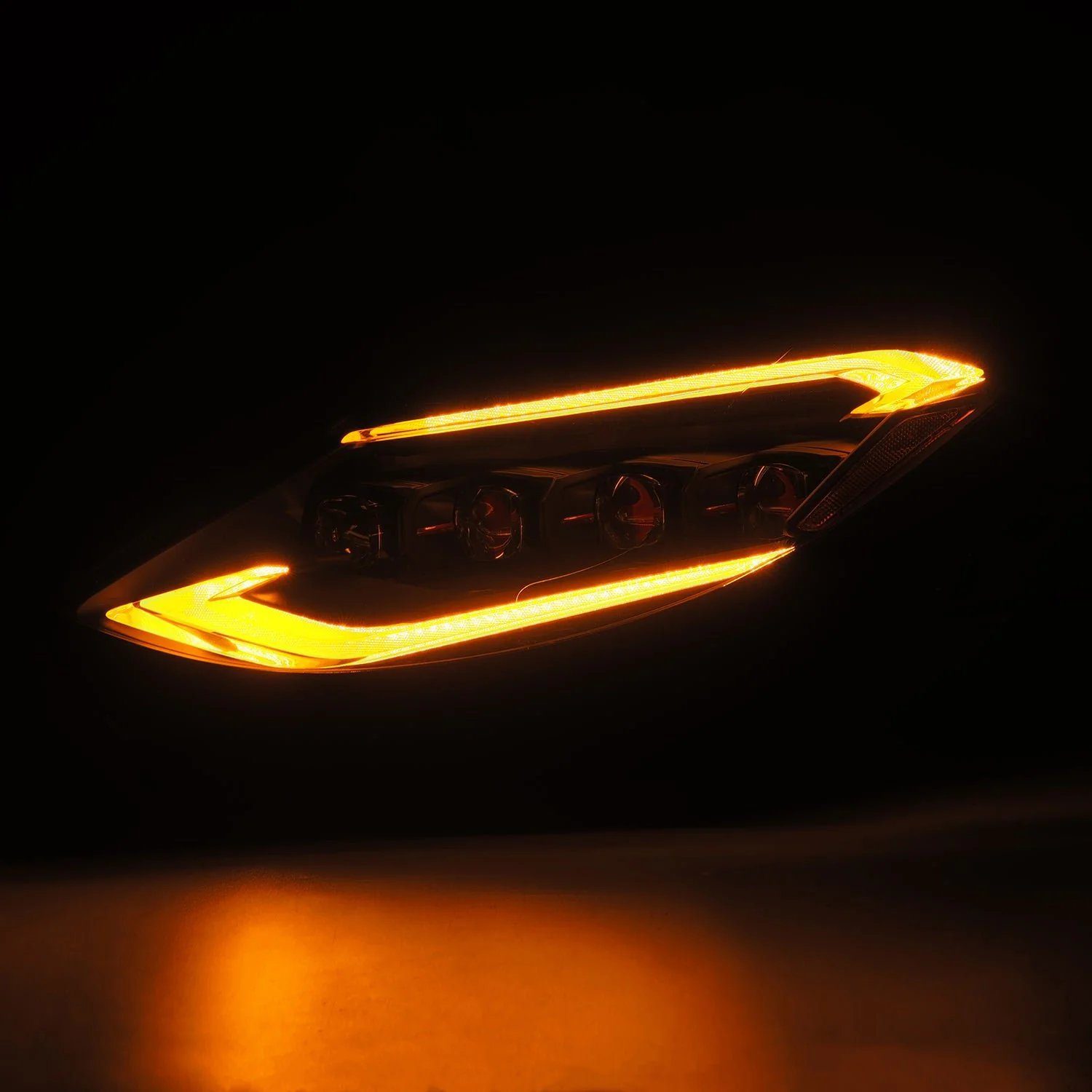 AlphaRex NOVA-Series LED Projector Headlights in Alpha Black for