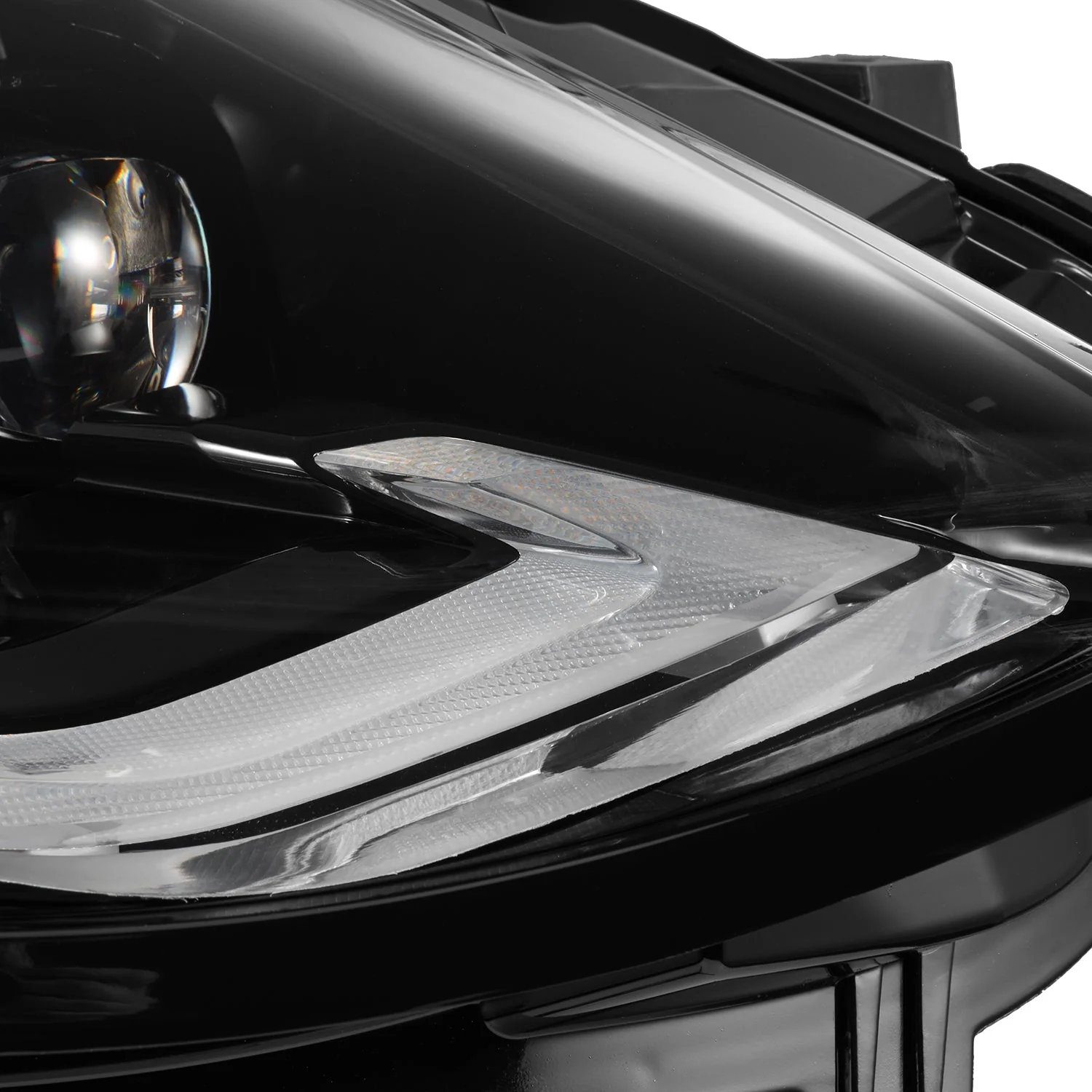 AlphaRex NOVA-Series LED Projector Headlights in Alpha Black for
