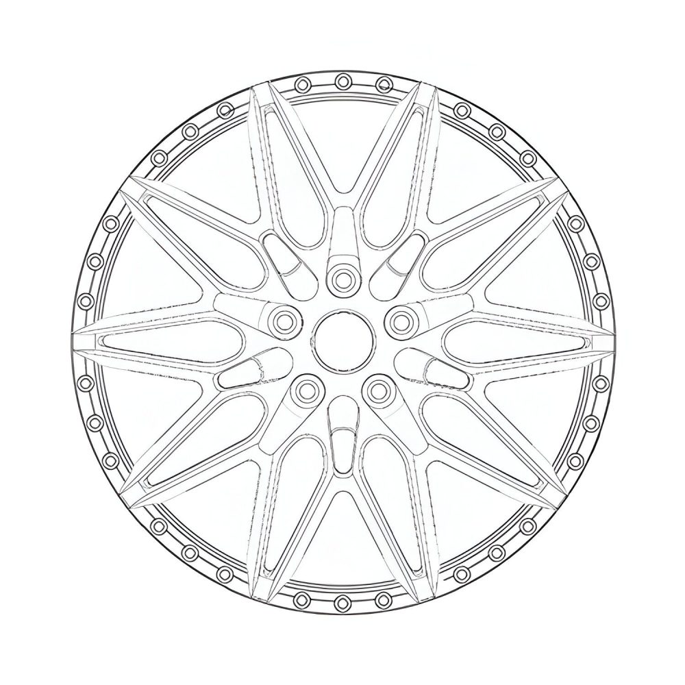 Avant Garde Custom Forged Series F263 Three-Piece Wheel