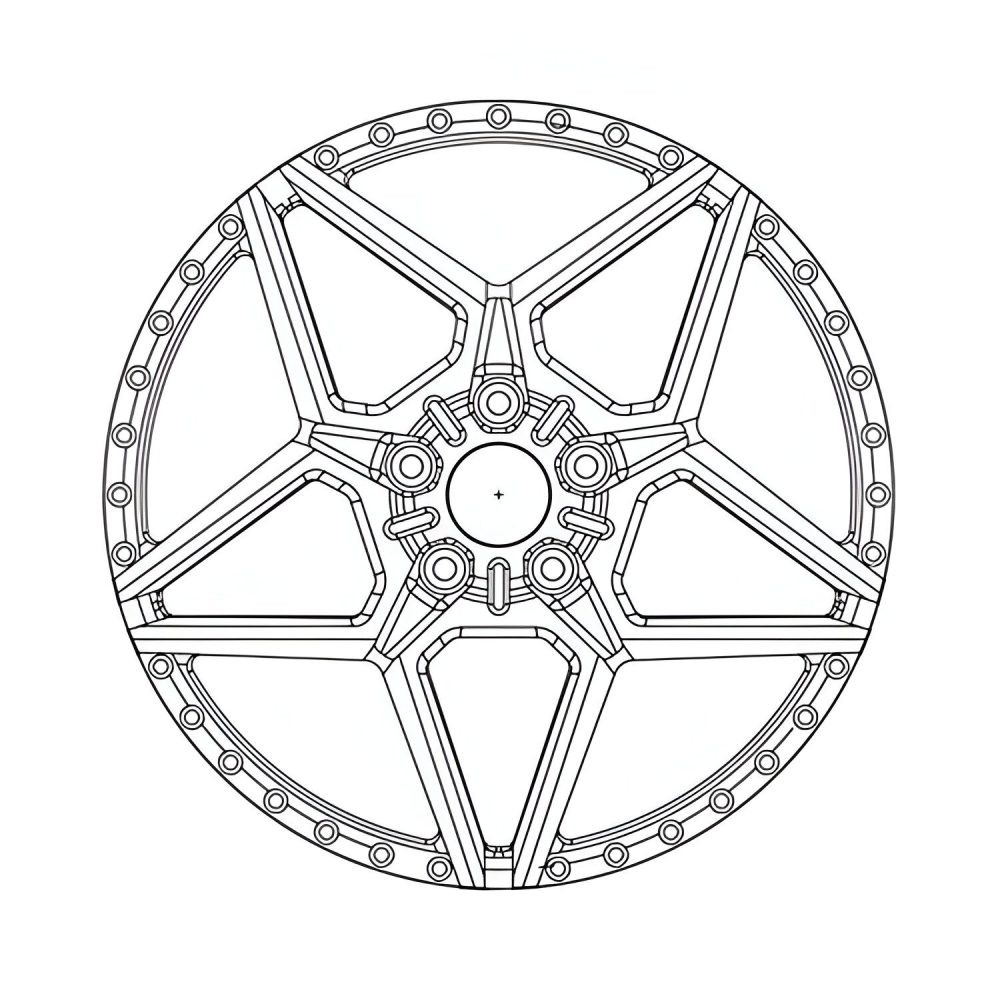 Avant Garde Custom Forged Series F439 Three-Piece Wheel