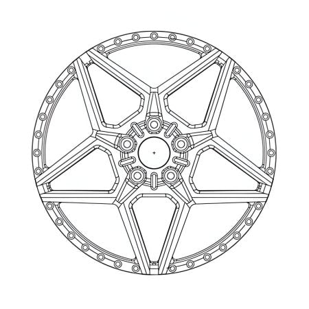Avant Garde Custom Forged Series F439 Three-Piece Wheel