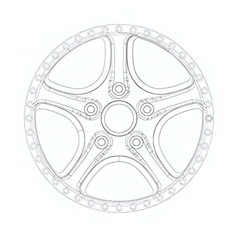 Avant Garde Custom Forged Series F534 Three-Piece Wheel