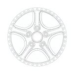 Avant Garde Custom Forged Series F534 Three-Piece Wheel