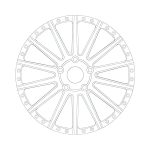 Avant Garde Custom Forged Series F550 Three-Piece Wheel
