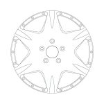 Avant Garde Custom Forged Series F560 Three-Piece Wheel