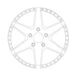 Avant Garde Custom Forged Series F561 Three-Piece Wheel