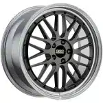 BBS Forged Line LM Wheel (18x10 5-114.3 +20) in Diamond Black & Diamond-Cut Lip [LM086DBPK]