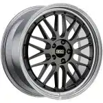 BBS Forged Line LM Wheel (20x12 5-130 +50) in Diamond Black & Diamond-Cut Lip [LM472DBPK-BKBD]