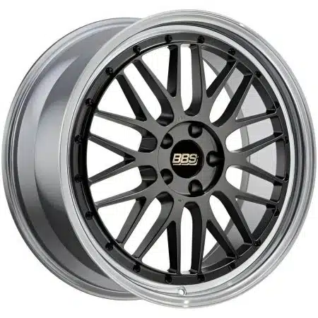 BBS Forged Line LM Wheel (18×9 5-114.3 +42) in Diamond Black & Diamond-Cut Lip [LM077DBPK]