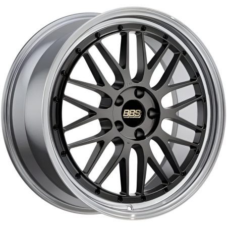 BBS Forged Line LM-R Wheel (20×10 5-112 +12) in Diamond Black w/ Diamond-Cut Lip [LM357DBPK]