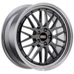 BBS Forged Line LM Wheel (19x9 5-112 +42) in Diamond Black & Diamond-Cut Lip [LM250DBPK]